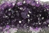 Dark Purple, Amethyst Crystal Cluster - Uruguay #122055-1